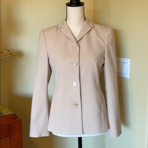 Beige Blazer & Pants Suit